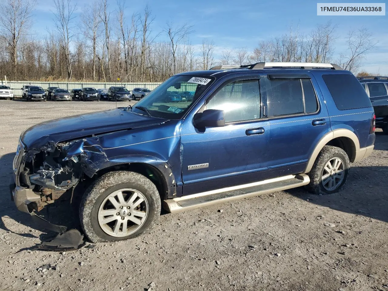 2006 Ford Explorer Eddie Bauer VIN: 1FMEU74E36UA33368 Lot: 78669474