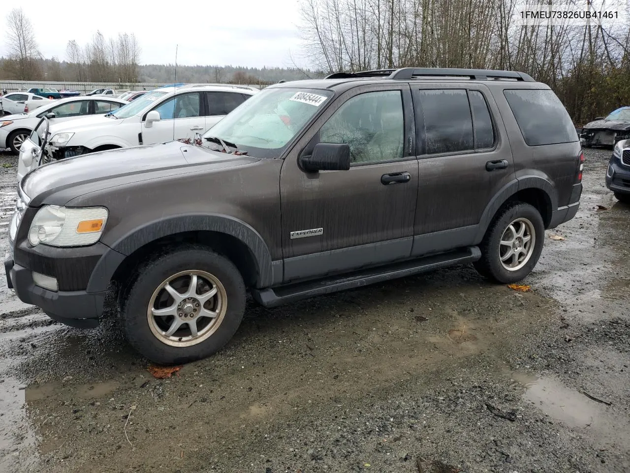 2006 Ford Explorer Xlt VIN: 1FMEU73826UB41461 Lot: 80845444