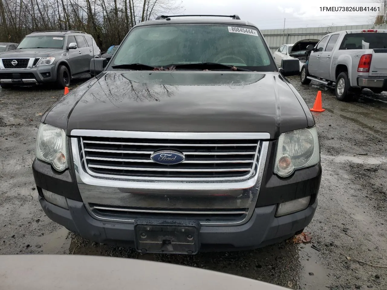 2006 Ford Explorer Xlt VIN: 1FMEU73826UB41461 Lot: 80845444