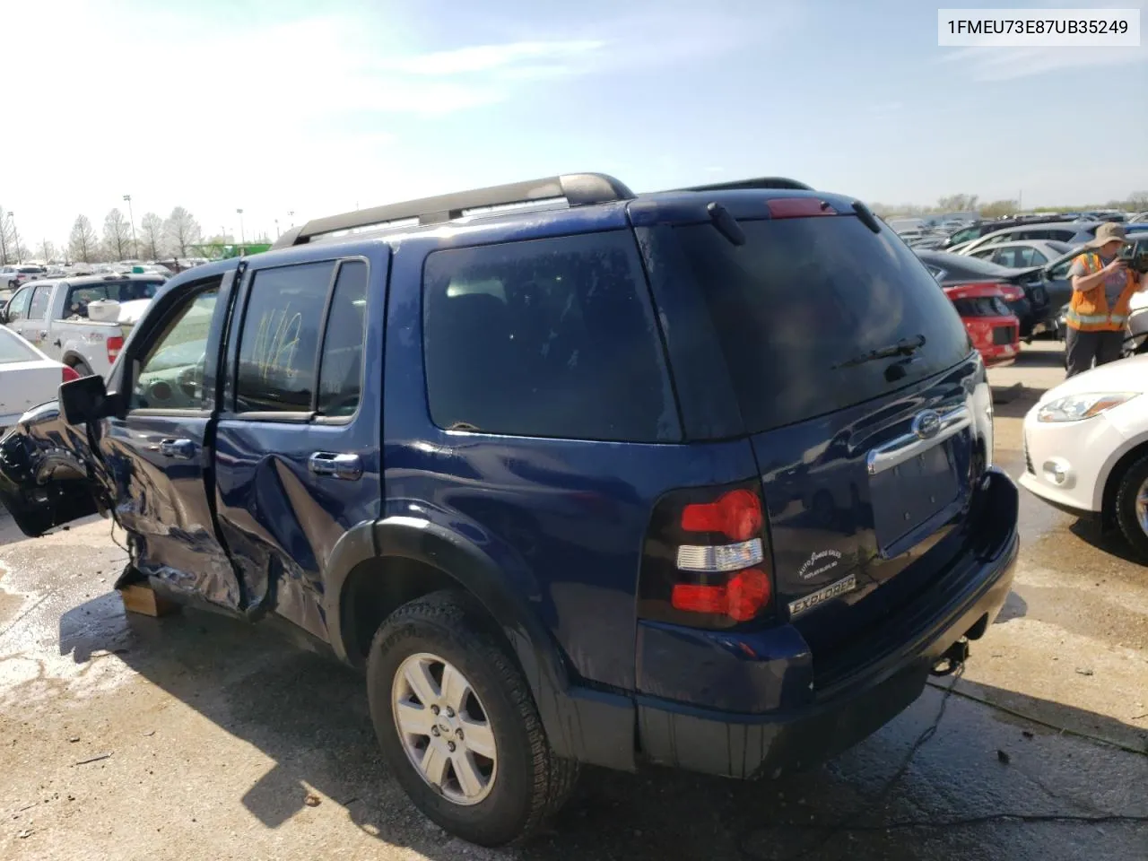 2007 Ford Explorer Xlt VIN: 1FMEU73E87UB35249 Lot: 46960243