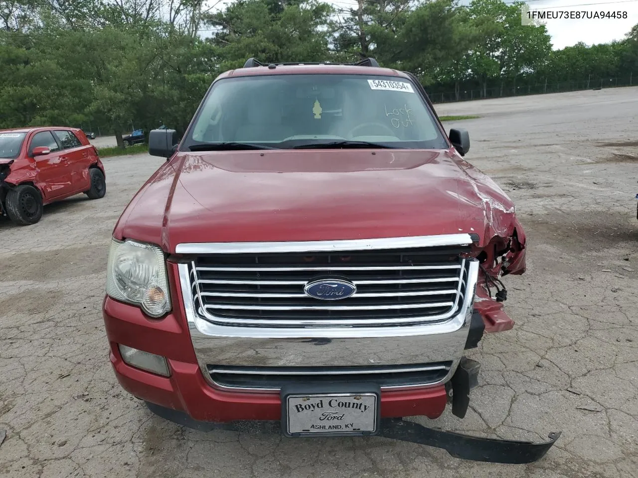 1FMEU73E87UA94458 2007 Ford Explorer Xlt