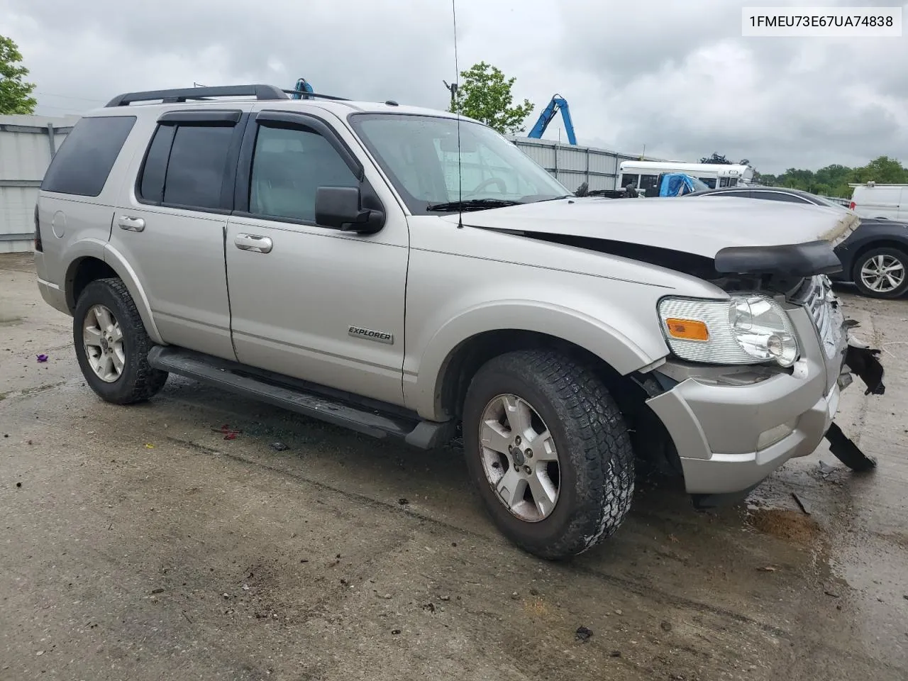 2007 Ford Explorer Xlt VIN: 1FMEU73E67UA74838 Lot: 55462334