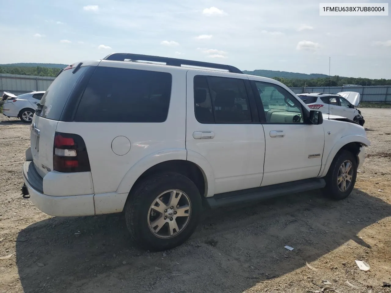 2007 Ford Explorer Xlt VIN: 1FMEU638X7UB80004 Lot: 58629824