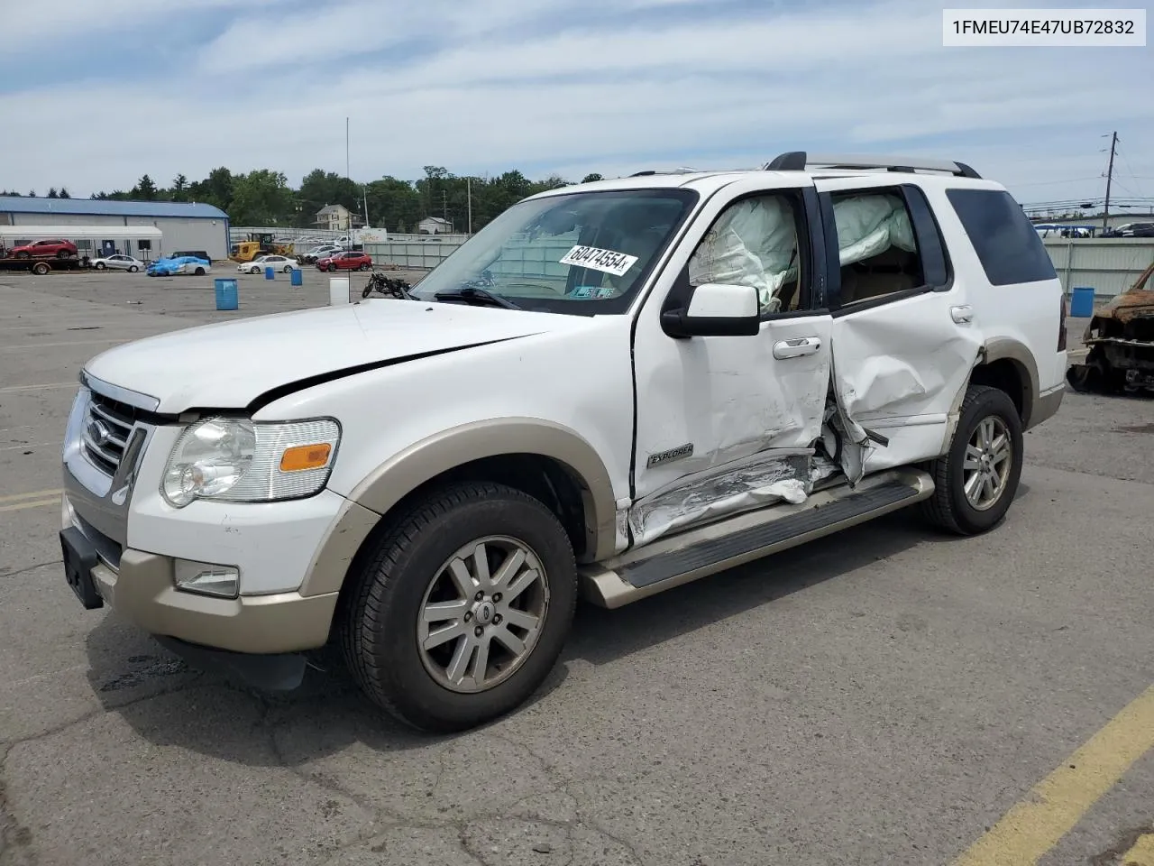 2007 Ford Explorer Eddie Bauer VIN: 1FMEU74E47UB72832 Lot: 60474554