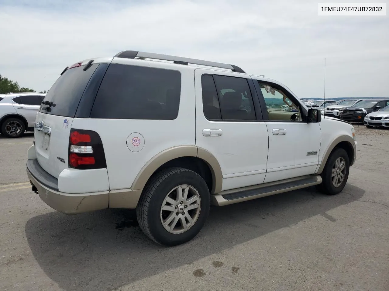 2007 Ford Explorer Eddie Bauer VIN: 1FMEU74E47UB72832 Lot: 60474554