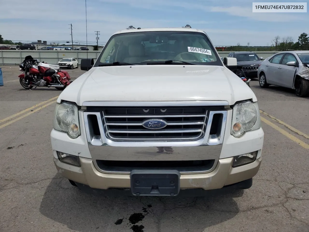 2007 Ford Explorer Eddie Bauer VIN: 1FMEU74E47UB72832 Lot: 60474554