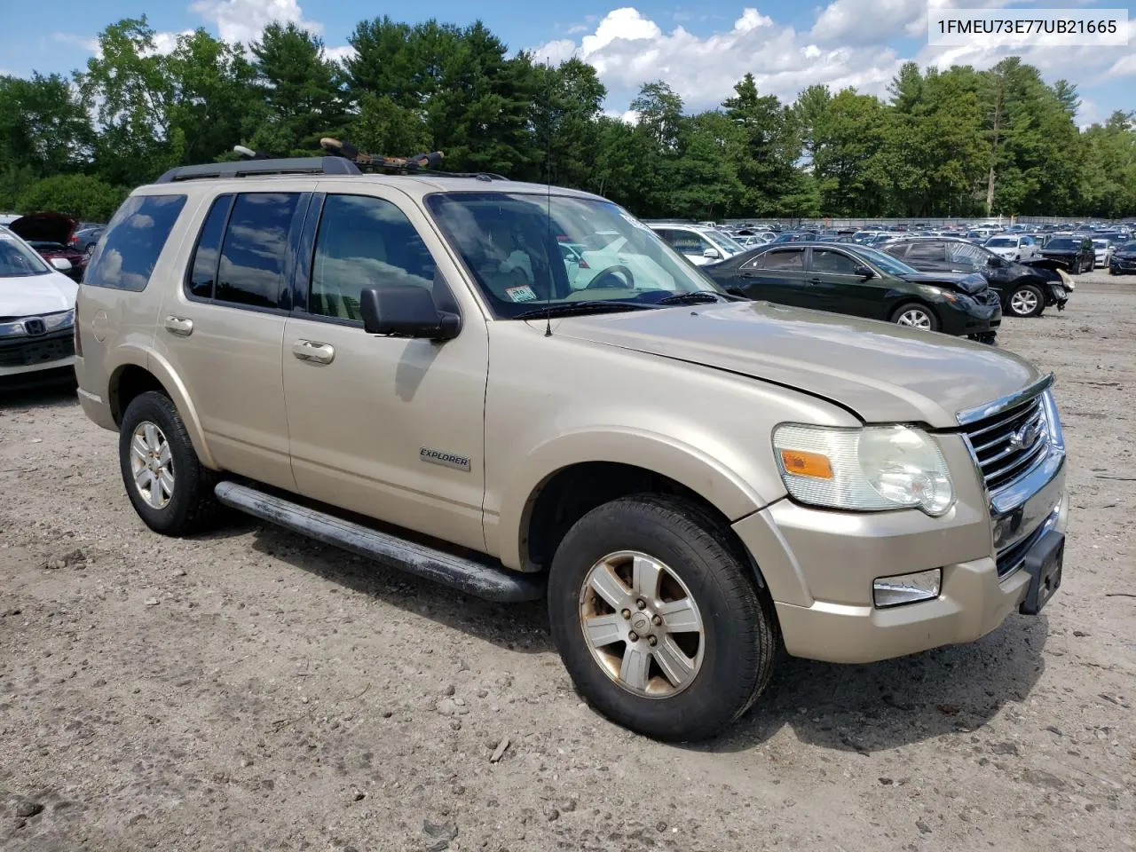 2007 Ford Explorer Xlt VIN: 1FMEU73E77UB21665 Lot: 61115734