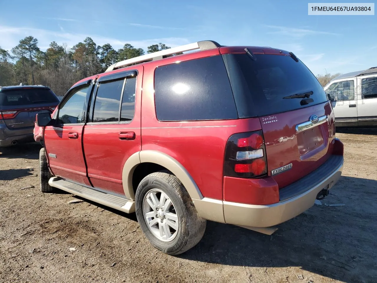 2007 Ford Explorer Eddie Bauer VIN: 1FMEU64E67UA93804 Lot: 61320684