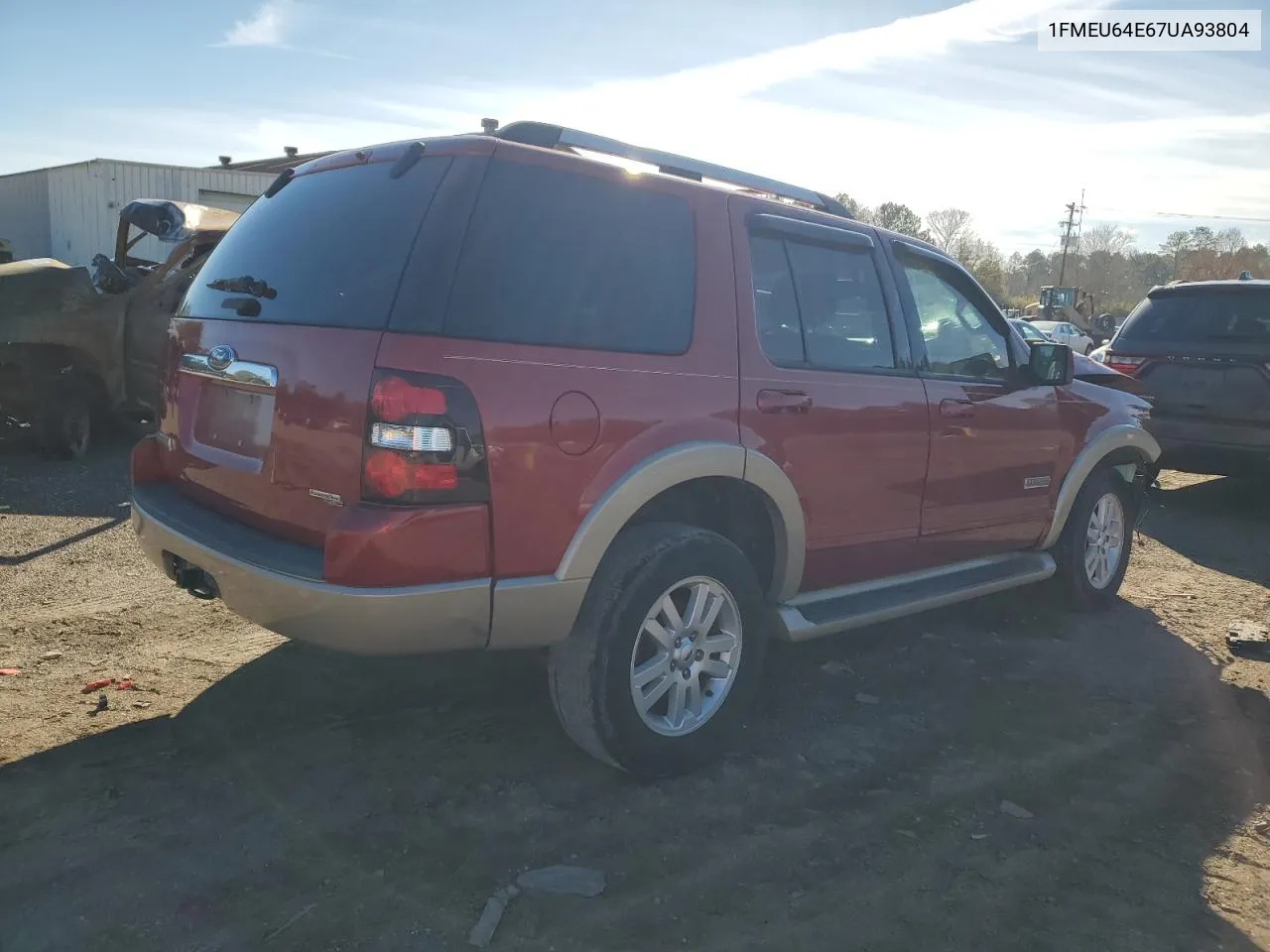 2007 Ford Explorer Eddie Bauer VIN: 1FMEU64E67UA93804 Lot: 61320684