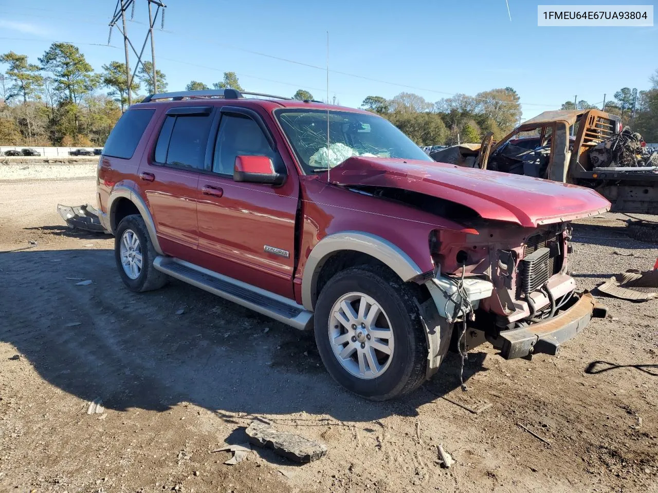 2007 Ford Explorer Eddie Bauer VIN: 1FMEU64E67UA93804 Lot: 61320684