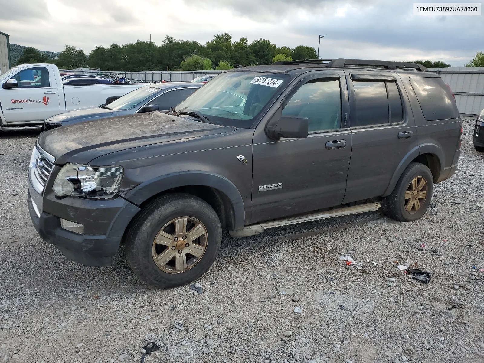 2007 Ford Explorer Xlt VIN: 1FMEU73897UA78330 Lot: 63767224