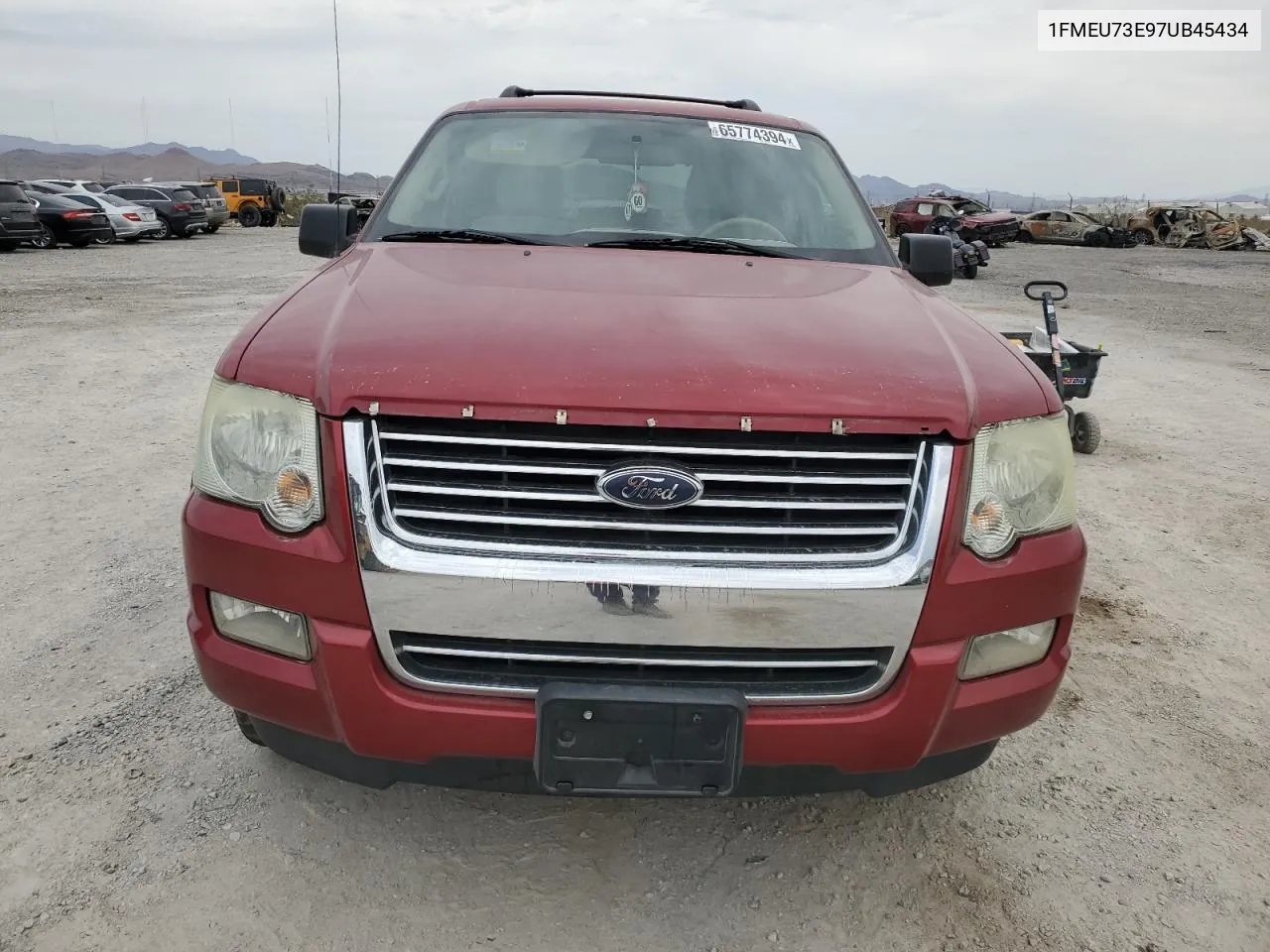 2007 Ford Explorer Xlt VIN: 1FMEU73E97UB45434 Lot: 65774394