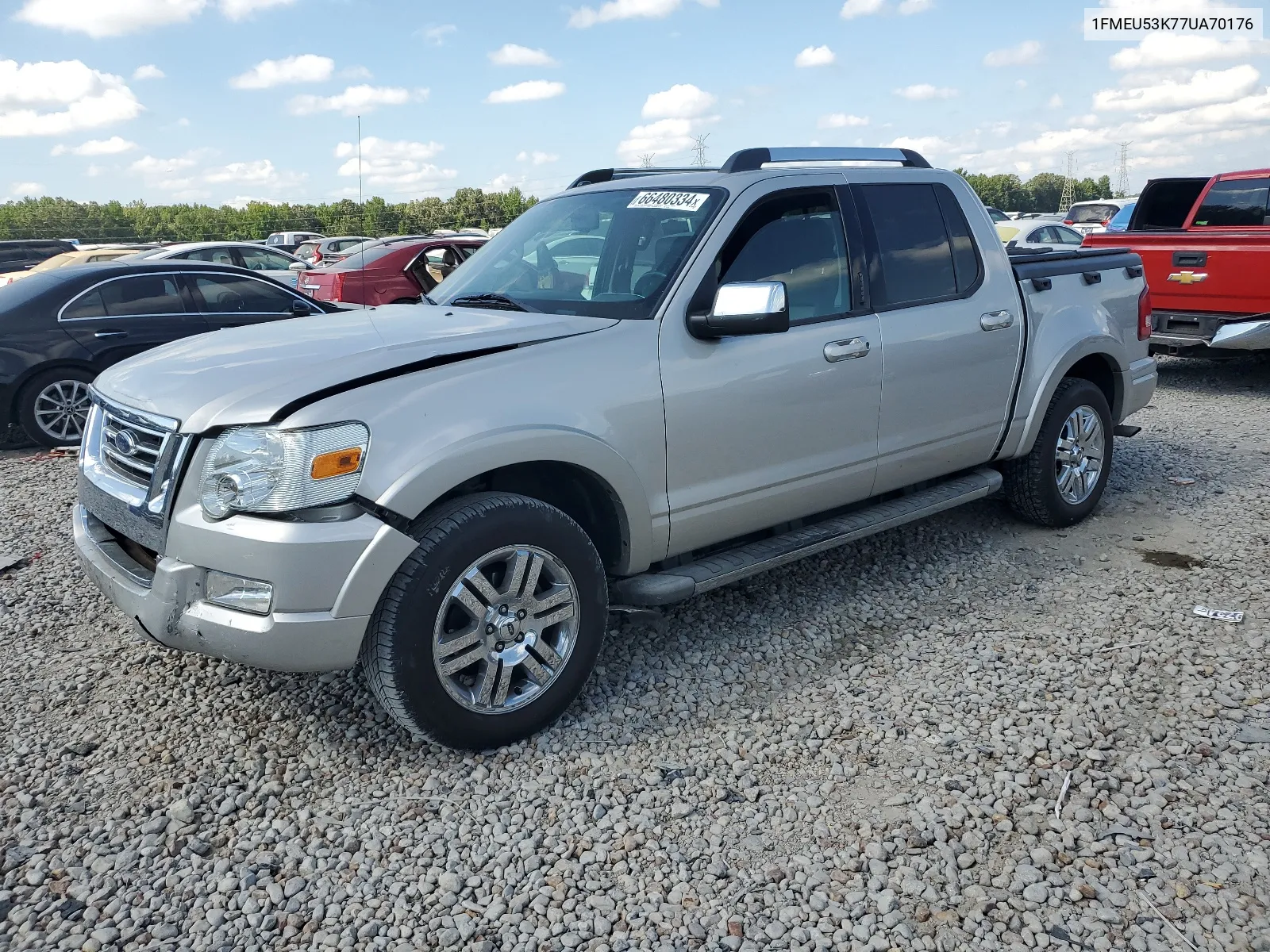 2007 Ford Explorer Sport Trac Limited VIN: 1FMEU53K77UA70176 Lot: 66480334