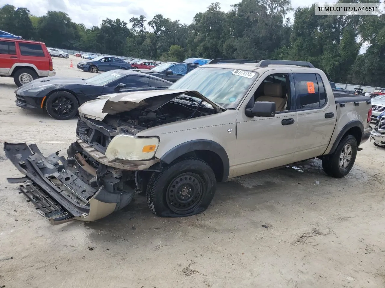 2007 Ford Explorer Sport Trac Xlt VIN: 1FMEU31827UA46511 Lot: 68117074