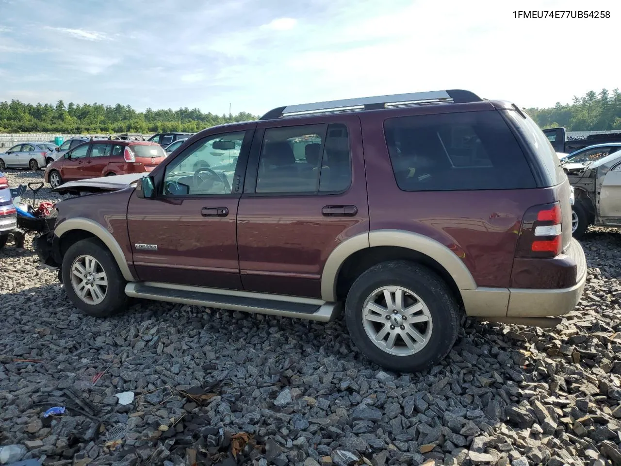 2007 Ford Explorer Eddie Bauer VIN: 1FMEU74E77UB54258 Lot: 69001174