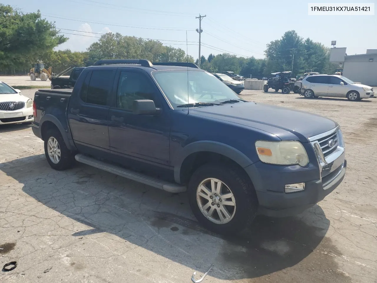 2007 Ford Explorer Sport Trac Xlt VIN: 1FMEU31KX7UA51421 Lot: 69154794