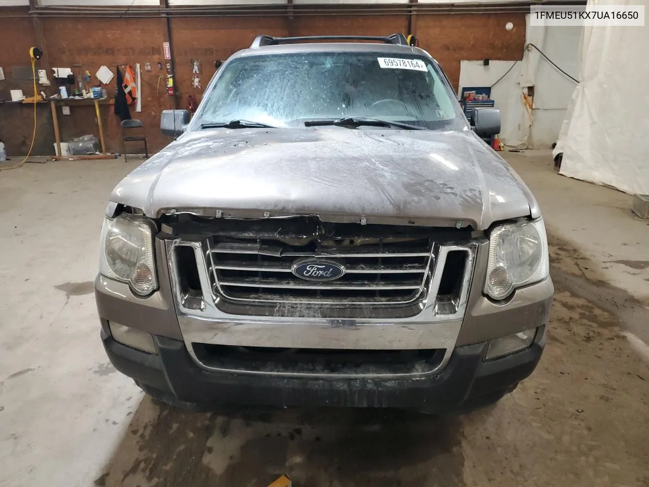 1FMEU51KX7UA16650 2007 Ford Explorer Sport Trac Xlt