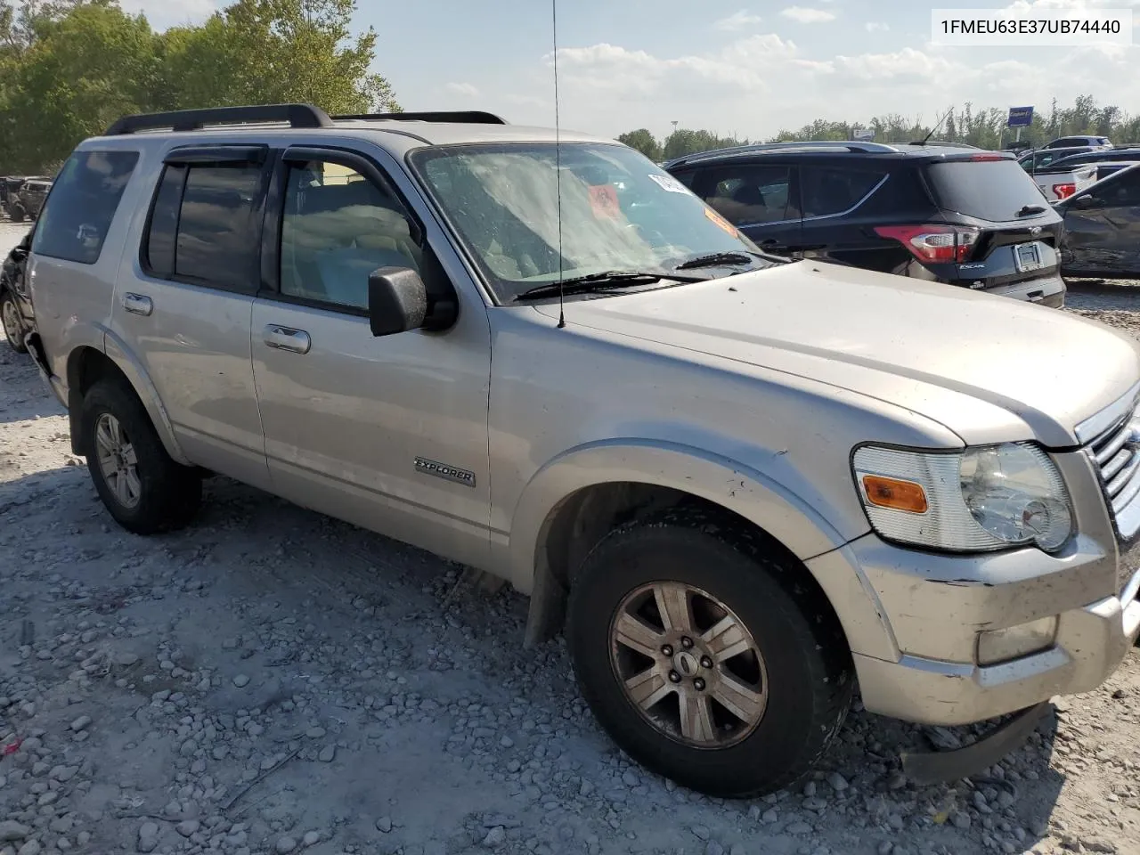 2007 Ford Explorer Xlt VIN: 1FMEU63E37UB74440 Lot: 70476284