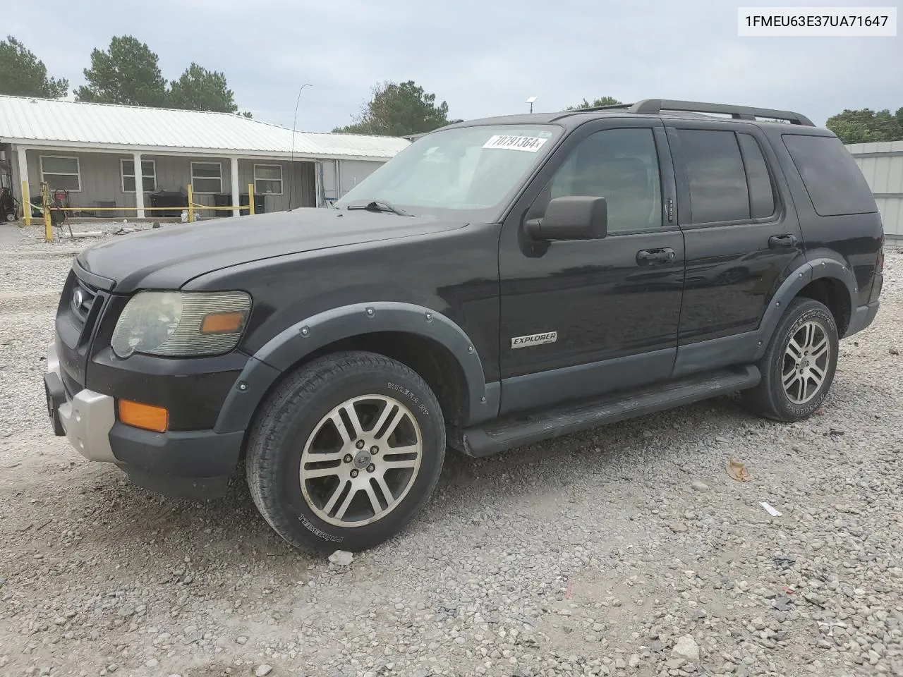 2007 Ford Explorer Xlt VIN: 1FMEU63E37UA71647 Lot: 70791364