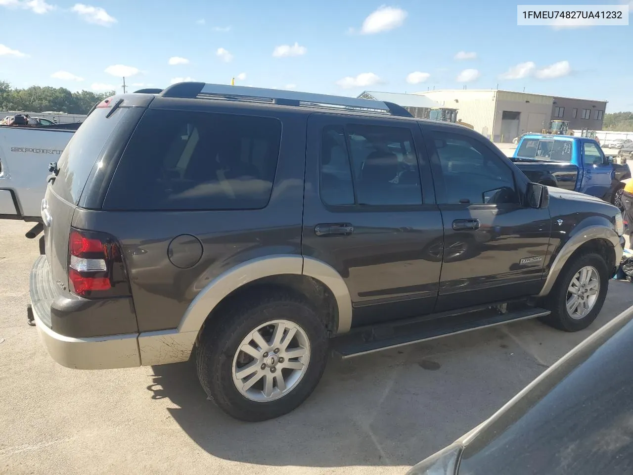 2007 Ford Explorer Eddie Bauer VIN: 1FMEU74827UA41232 Lot: 71070734