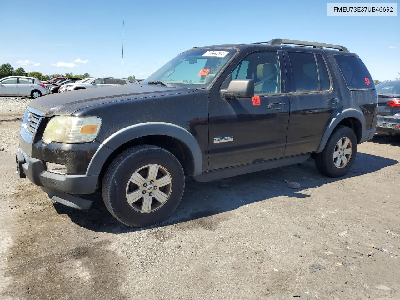 2007 Ford Explorer Xlt VIN: 1FMEU73E37UB46692 Lot: 71344294