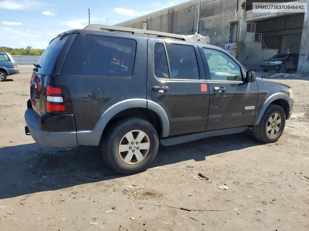 2007 Ford Explorer Xlt VIN: 1FMEU73E37UB46692 Lot: 71344294