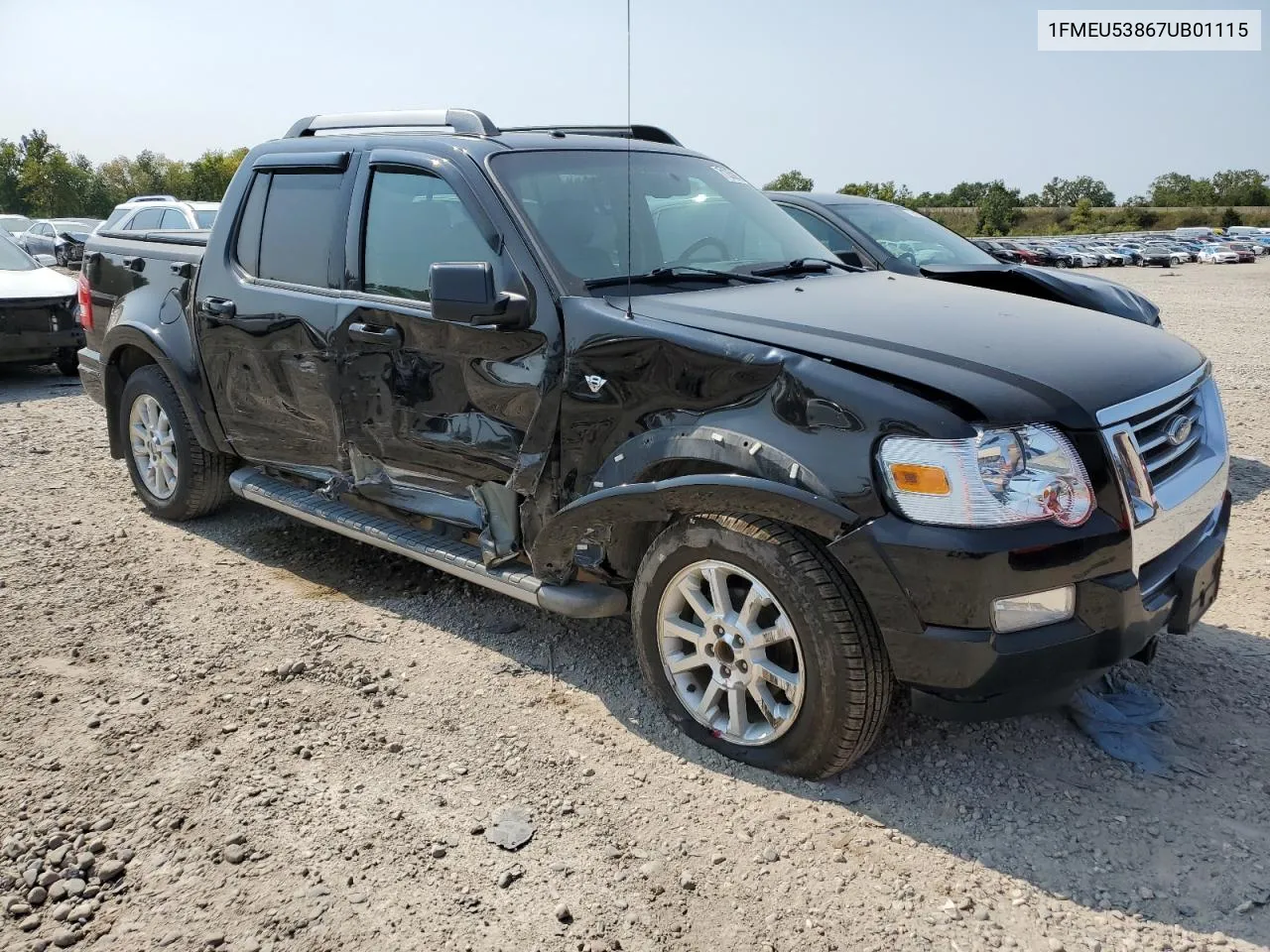 2007 Ford Explorer Sport Trac Limited VIN: 1FMEU53867UB01115 Lot: 71350854