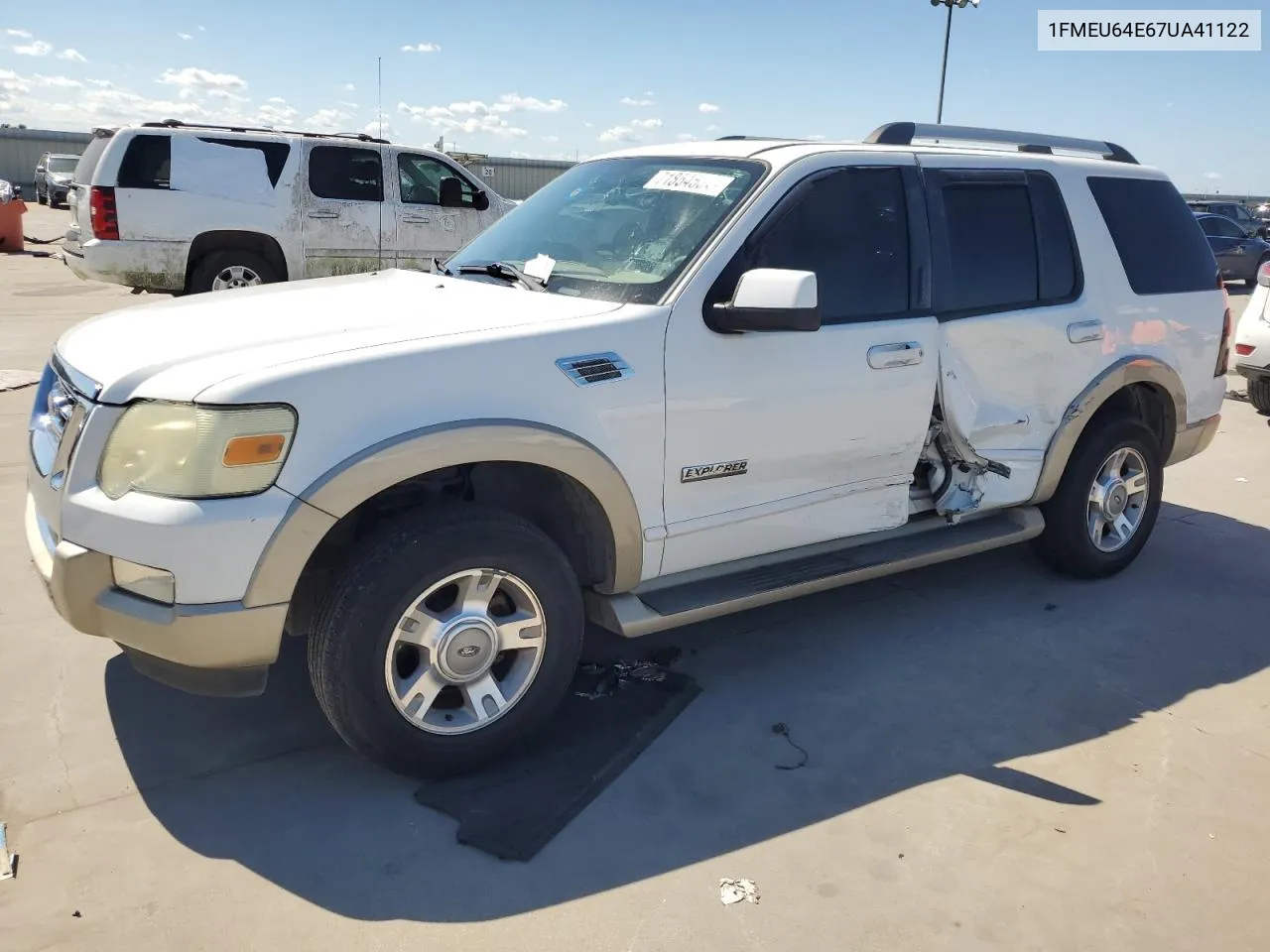 2007 Ford Explorer Eddie Bauer VIN: 1FMEU64E67UA41122 Lot: 71854504