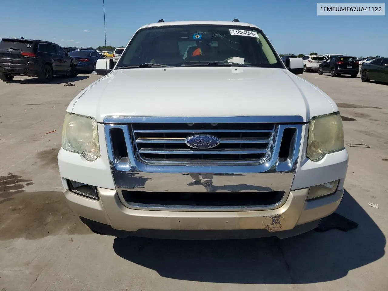 2007 Ford Explorer Eddie Bauer VIN: 1FMEU64E67UA41122 Lot: 71854504