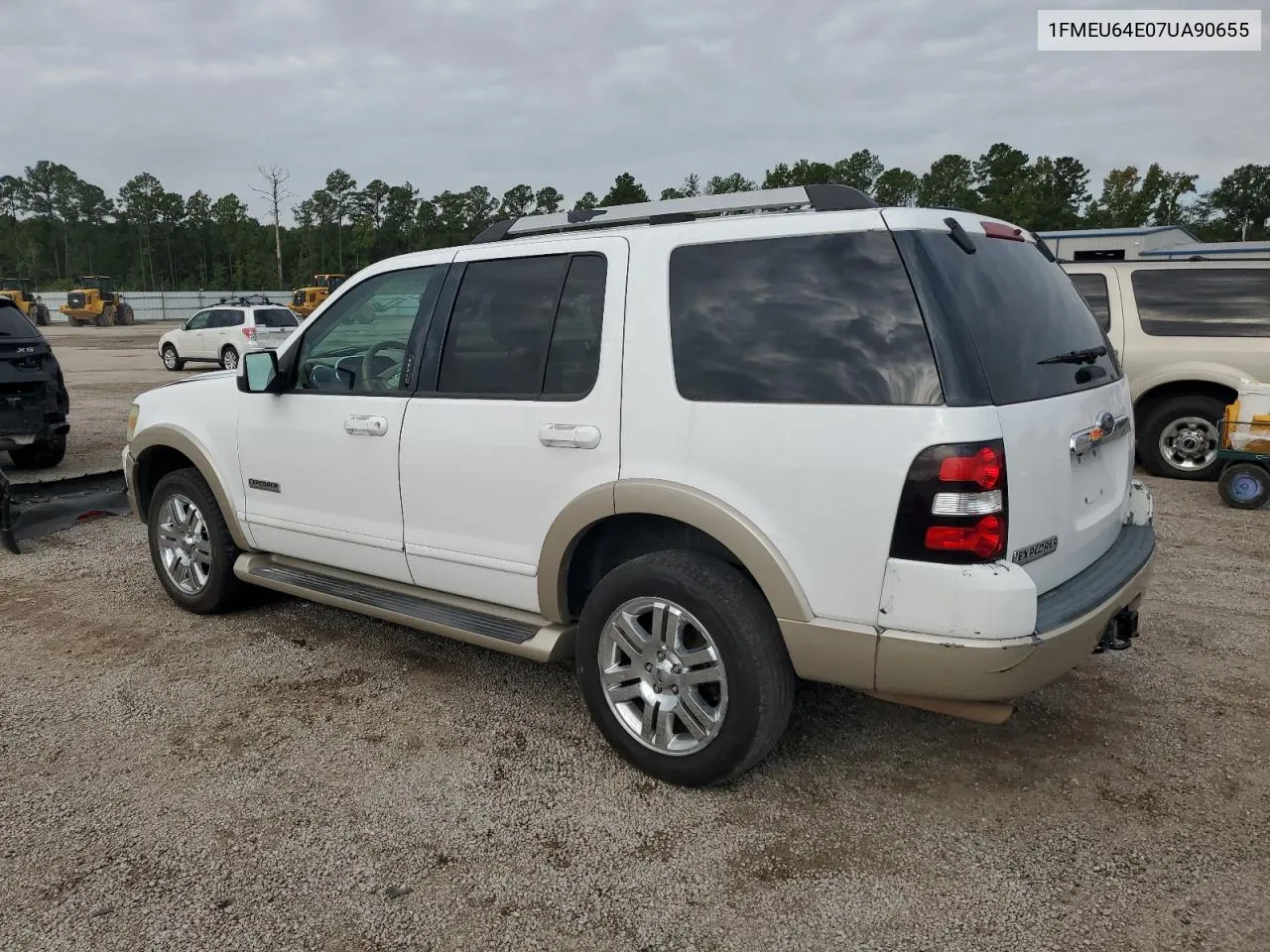 2007 Ford Explorer Eddie Bauer VIN: 1FMEU64E07UA90655 Lot: 71963204