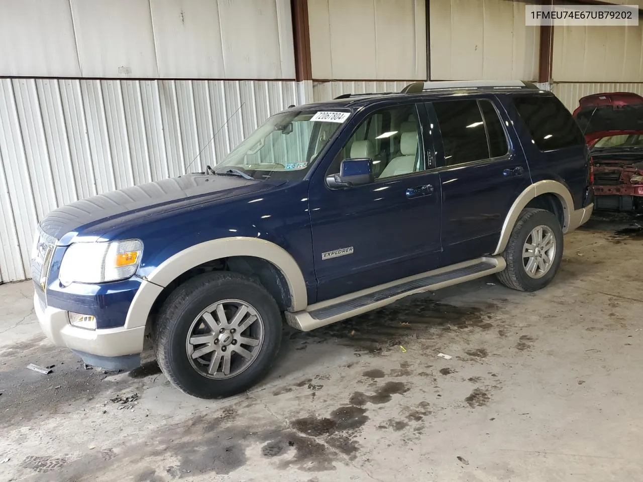 2007 Ford Explorer Eddie Bauer VIN: 1FMEU74E67UB79202 Lot: 72067804