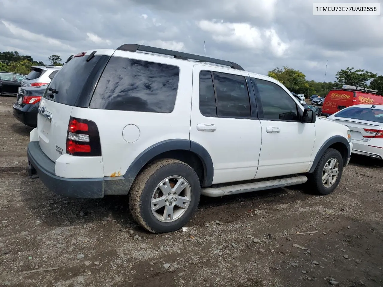 2007 Ford Explorer Xlt VIN: 1FMEU73E77UA82558 Lot: 72210234