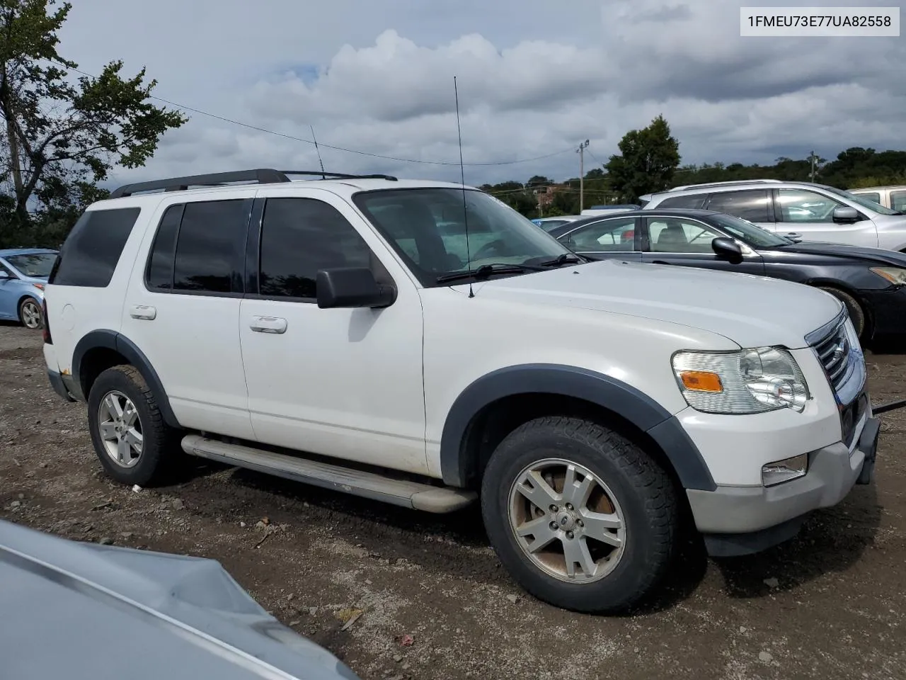 2007 Ford Explorer Xlt VIN: 1FMEU73E77UA82558 Lot: 72210234