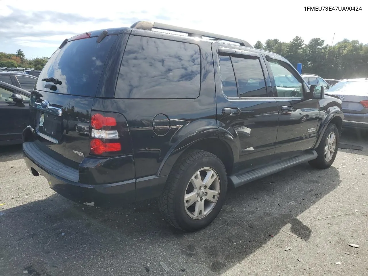 2007 Ford Explorer Xlt VIN: 1FMEU73E47UA90424 Lot: 72371364