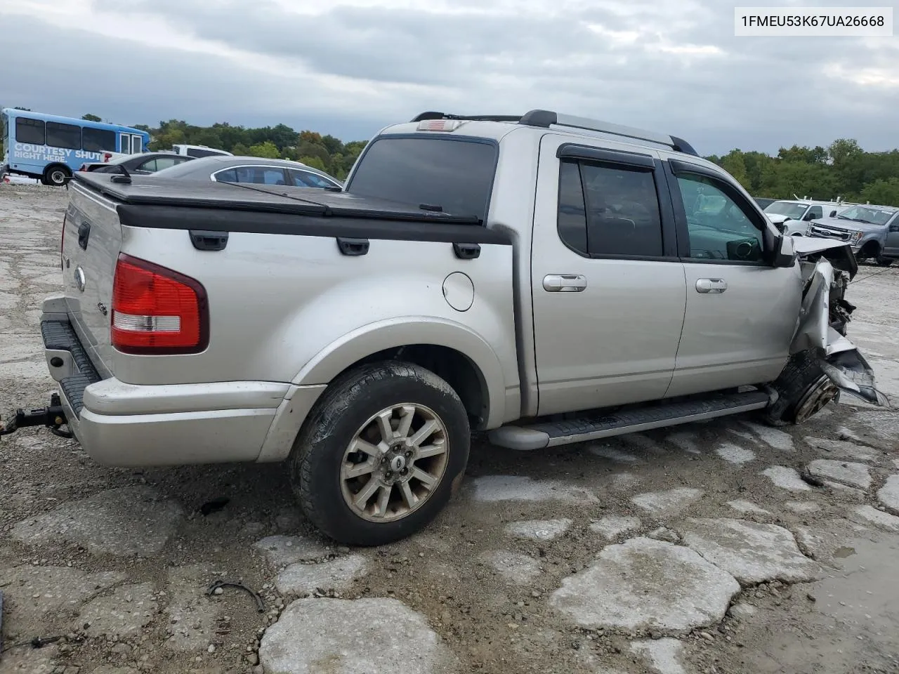 2007 Ford Explorer Sport Trac Limited VIN: 1FMEU53K67UA26668 Lot: 72606804