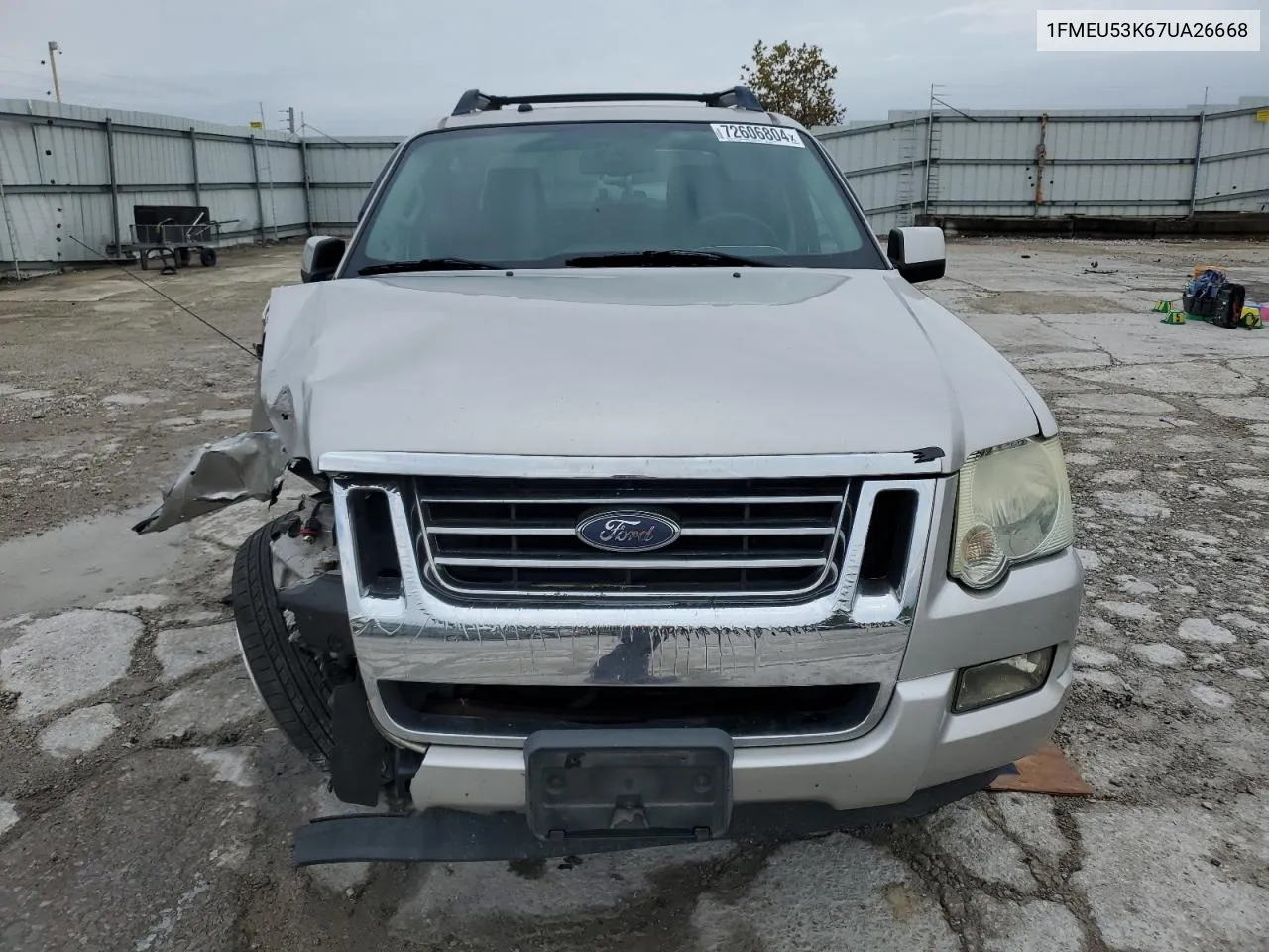 2007 Ford Explorer Sport Trac Limited VIN: 1FMEU53K67UA26668 Lot: 72606804