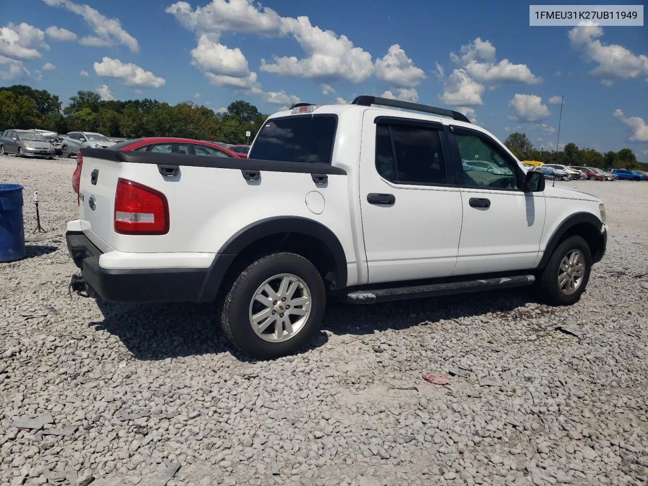 2007 Ford Explorer Sport Trac Xlt VIN: 1FMEU31K27UB11949 Lot: 72653594