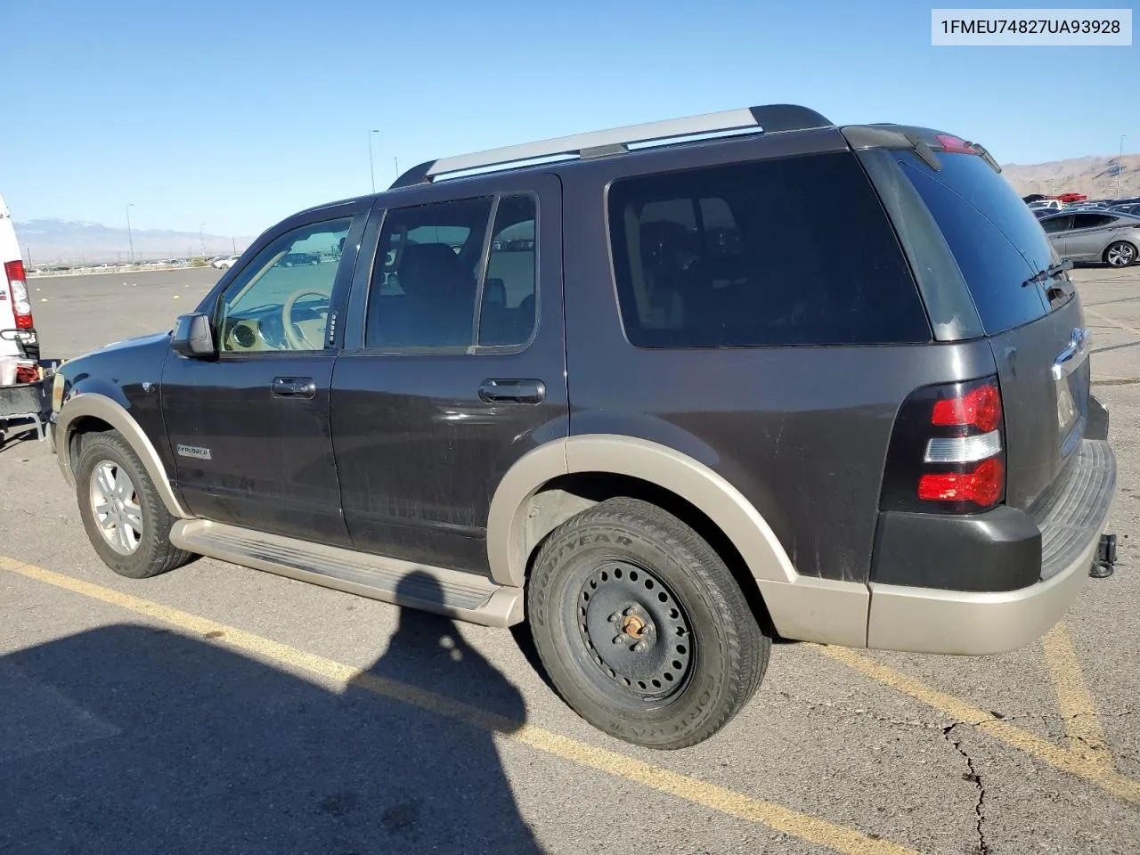 2007 Ford Explorer Eddie Bauer VIN: 1FMEU74827UA93928 Lot: 72846694