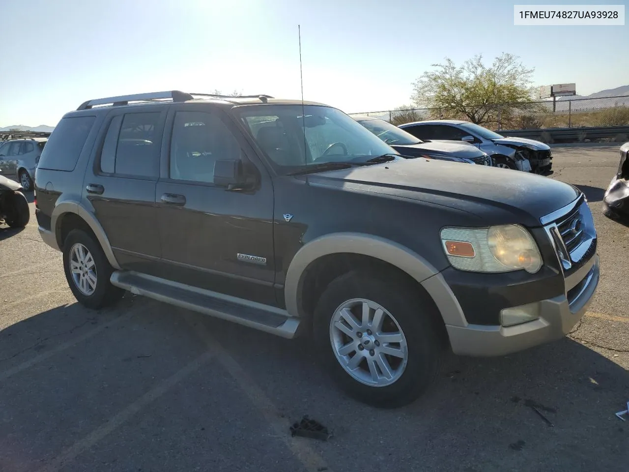 2007 Ford Explorer Eddie Bauer VIN: 1FMEU74827UA93928 Lot: 72846694