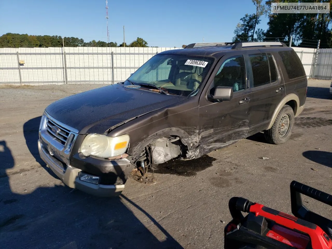 2007 Ford Explorer Eddie Bauer VIN: 1FMEU74E77UA41894 Lot: 73096304