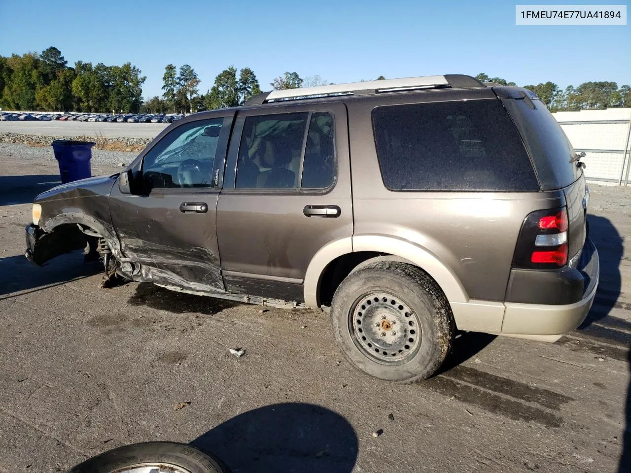 2007 Ford Explorer Eddie Bauer VIN: 1FMEU74E77UA41894 Lot: 73096304