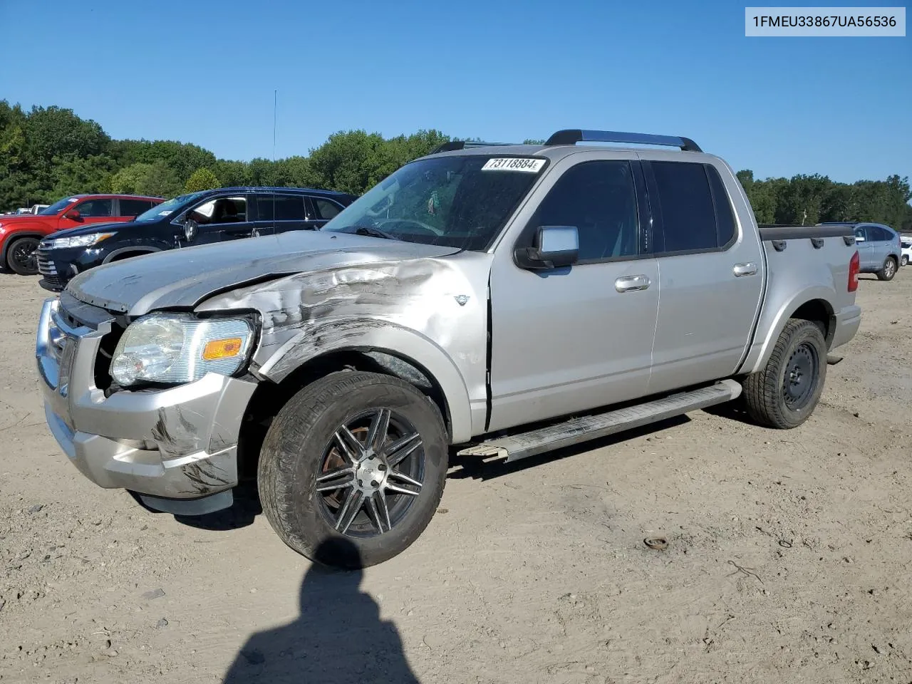 2007 Ford Explorer Sport Trac Limited VIN: 1FMEU33867UA56536 Lot: 73118884