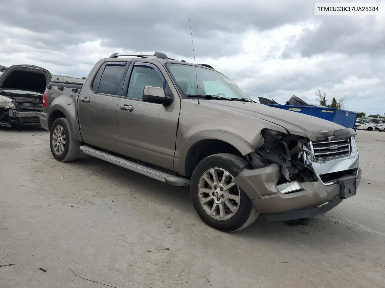 1FMEU33K37UA25384 2007 Ford Explorer Sport Trac Limited