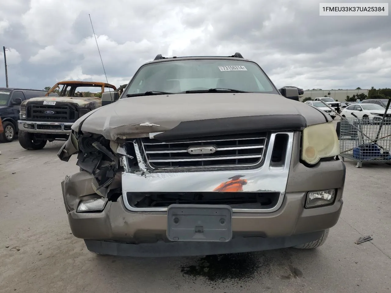 1FMEU33K37UA25384 2007 Ford Explorer Sport Trac Limited