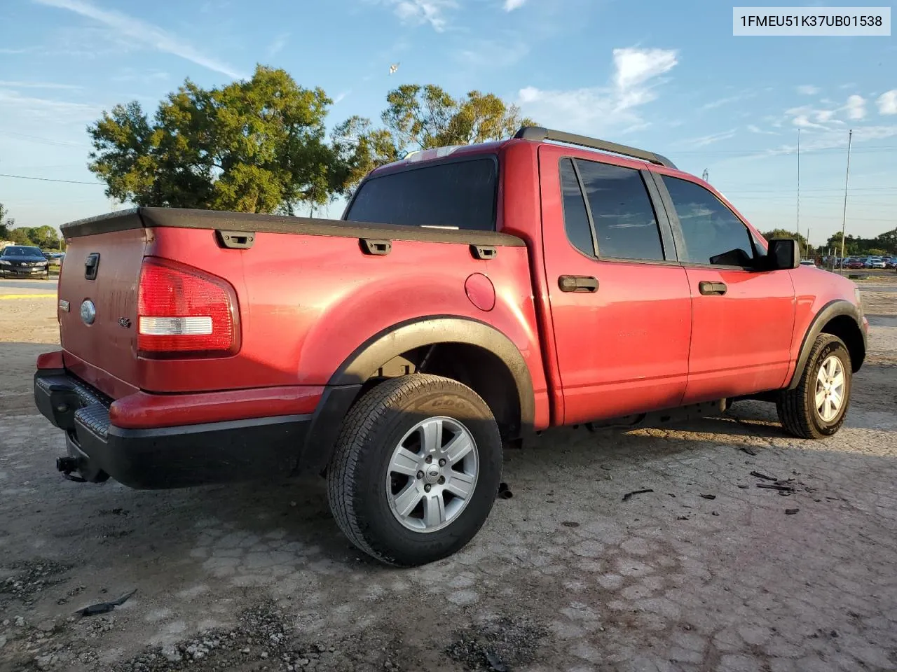 2007 Ford Explorer Sport Trac Xlt VIN: 1FMEU51K37UB01538 Lot: 73403434