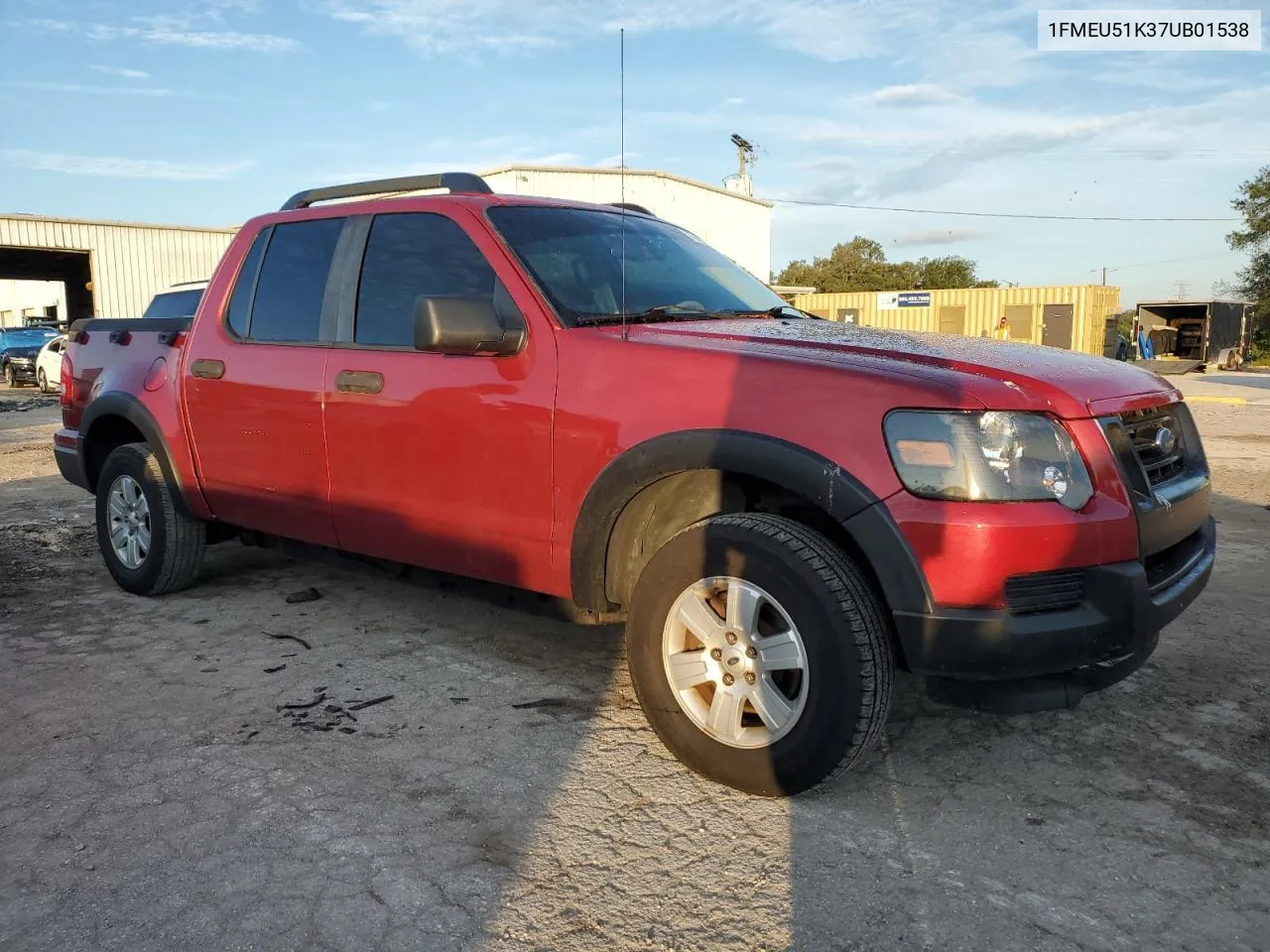 2007 Ford Explorer Sport Trac Xlt VIN: 1FMEU51K37UB01538 Lot: 73403434