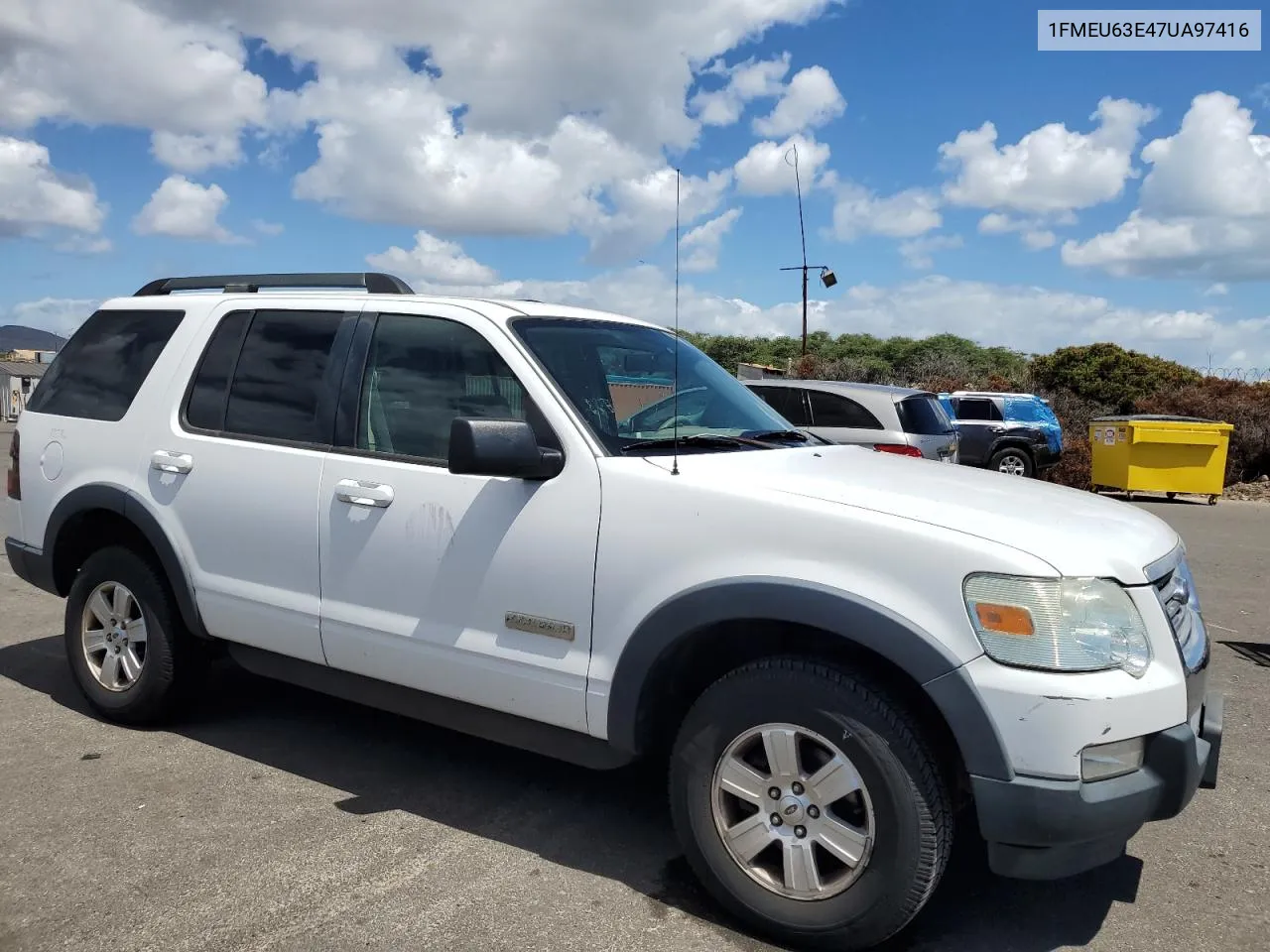 2007 Ford Explorer Xlt VIN: 1FMEU63E47UA97416 Lot: 73775914