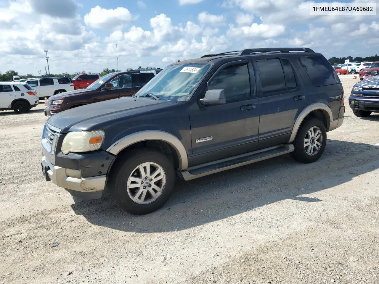 2007 Ford Explorer Eddie Bauer VIN: 1FMEU64E87UA69682 Lot: 73915824