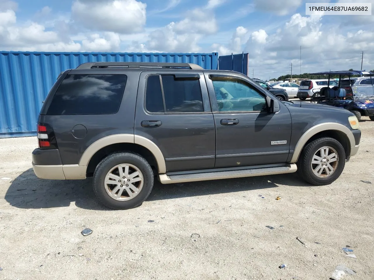 2007 Ford Explorer Eddie Bauer VIN: 1FMEU64E87UA69682 Lot: 73915824