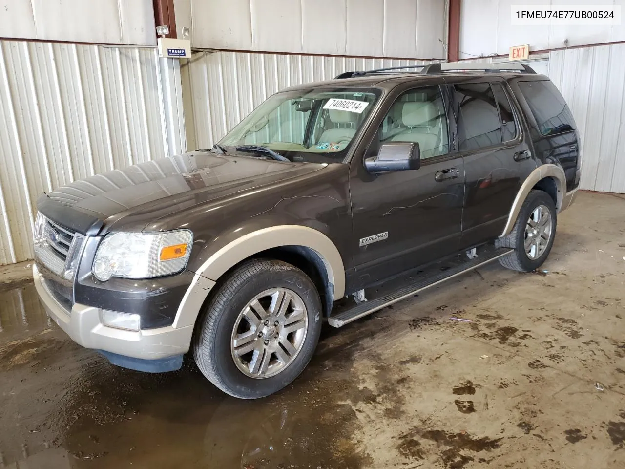 2007 Ford Explorer Eddie Bauer VIN: 1FMEU74E77UB00524 Lot: 74060214